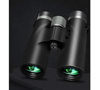 SSHHM Binoculares Profesionales,Mano de Obra fina, Imágenes Claras, Resistente al Agua, Amplio Campo de Visión (Incluida la Interfaz de Trípode) / Negro / 12×42