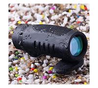 SSHHM Telescopio Monocular, Impermeable y Antivaho, Visión de Alta Definición,Fácil de Transportar, fácil de Agarrar y Antideslizante/Negro / 10×32