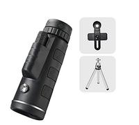 SSHHM Telescopio Monocular, Visión Nocturna con Poca luz, Oculares Anchos, se Puede Conectar a Teléfonos Móviles, Imágenes Claras/C / 8×50