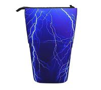 SSIMOO Blue Night Sky. Bolsa de almacenamiento expandible, papelería con cremallera, organizador de escritorio de oficina, Cielo nocturno azul., Talla única