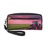 SSIMOO Bolsa de maquillaje de viaje con estampado de cuatro flamencos para guardar cosméticos y artículos esenciales de belleza, Company Farm Tractor, Talla única