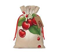 SSIMOO Bonita bolsa de regalo de arpillera hecha a mano con cordón, perfecta para Navidad y vacaciones