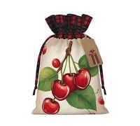 SSIMOO Bonita bolsa de regalo de lino con cordón, elegante bolsa de regalo de tela para festivales y ocasiones especiales