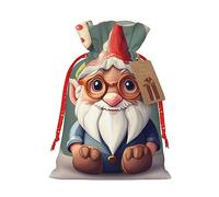 SSIMOO Bonita bolsa de regalo reutilizable de gnomo y diseño de cordón que hacen que tu regalo sea más delicado