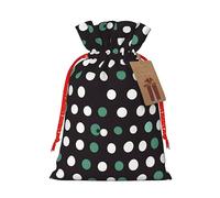 SSIMOO Bonita bolsa de regalo reutilizable de lunares y diseño de cordón que hacen que tu regalo sea más delicado