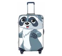 SSIMOO Bonita funda de equipaje con diseño de mapache, experiencia de estilo y funcionalidad, perfecta compañera de viaje, Bonito mapache., M