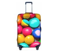 SSIMOO Elegante funda de equipaje con diseño de flores y mariposas, experiencia de estilo y funcionalidad, perfecta compañera de viaje, Caramelos coloridos, S