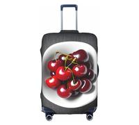 SSIMOO Elegante funda de equipaje con diseño de palmeras de Los Ángeles, experiencia de estilo y funcionalidad, compañero de viaje perfecto, Cereza fresca, S