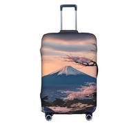 SSIMOO Elegante funda de equipaje con diseño de palmeras de Los Ángeles, experiencia de estilo y funcionalidad, compañero de viaje perfecto, Japón Mount Fuji Landscape, L
