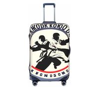 SSIMOO Elegante funda de equipaje con diseño de ramitas verdes y silvestres, experiencia de estilo y funcionalidad, perfecta compañera de viaje, Diseño de taekwondo, M