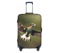 SSIMOO Elegante funda de equipaje de lunares rojos y blancos, experiencia de estilo y funcionalidad, perfecta compañera de viaje, Caza volando salvaje, L
