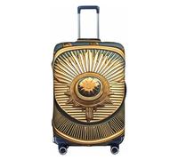 SSIMOO Elegante funda de equipaje de pollo amarillo, experiencia de estilo y funcionalidad, perfecta compañera de viaje, Sun Old Egyptian Timeless Grace, L