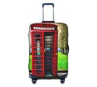 SSIMOO Funda de equipaje con estilo y estilo de Cute Planet, experiencia de estilo y funcionalidad, perfecta compañera de viaje, Cabina telefónica británica, XL