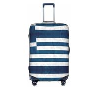 SSIMOO Funda de equipaje de gimnasia azul elegante, experiencia de estilo y funcionalidad, perfecta compañera de viaje, Bandera griega, XL