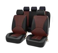 SSIMOO Fundas Asientos Coche para Se-at Altea 2005-2009, Juegos De Cubreasientos Cuero PU Funda De Asiento Protectores Delanteros y Traseros Accesorios,D/Black Coffee