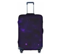 SSIMOO Mallard Ducks - Elegante funda para equipaje, experiencia de estilo y funcionalidad, perfecta compañera de viaje, Galaxy Starry Space Purple Starry, XL