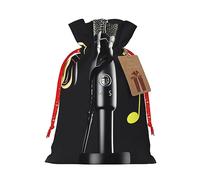 SSIMOO Micrófono con notas musicales, bolsa de regalo reutilizable para fiestas de vacaciones y diseño de cordón que hace que tu regalo sea más delicado