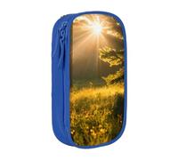 SSIMOO Morning Sunlight In Wilderness - Bolsa de almacenamiento de tela Oxford para artículos de papelería, estuche con cremallera, ideal para viajes, Luz del sol de la mañana en el desierto1, Talla