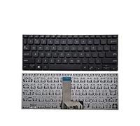SSIMOO Nuevo Teclado no retroiluminado Compatible for ASUS Vivobook 14 X412 X412F X412FA X412U V4000D V4000U X409 A409M R424 V4000 V4000F Y406 Y406F Kindly (Color : Noir)
