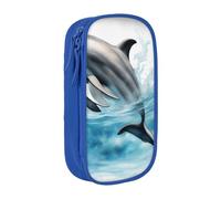 SSIMOO Ocean Dolphin Looking At You - Bolsa de almacenamiento de tela Oxford con cremallera, ideal para viajes, Ocean Dolphin Looking at You, Talla única