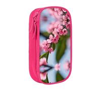 SSIMOO Pink Cherry Blossoms 1 estuche de tela Oxford, bolsa de almacenamiento con cremallera, ideal para viajes, bonito y funcional, Flores de cerezo rosas 1, Talla única