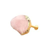 SSIMOO Polvo De Amatista Natural De Lujo, Cristal De Fluorita, Oro, Cobre Puro, Tirador De Cajón, Armario, Armario, Compatible con Muebles Knons (Color : Rose Quartz Gold)