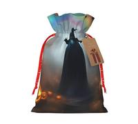 SSIMOO Sombrero de bruja fantasma arcoíris de Halloween, arañas, reutilizable, bolsa de regalo y diseño de cordón que hace que tu regalo sea más delicado