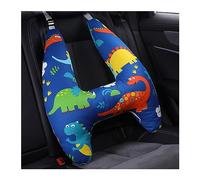 SSIMOO Soporte for la cabeza del cuello del niño con patrón animal lindo, cojín de almohada de viaje for niños en forma de U compatible con el asiento del automóvil, almohada de seguridad for el cuell