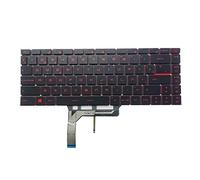 SSIMOO Teclado con retroiluminación Compatible con MSI GF63 8RC 8RD MS-16R1 MS-16R4 GF65 Thin 9SD 9SE 10SD 10SE MS-16W1 GS65 GS65VR MS-16Q1 Kindly