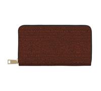SSIMOO Within The Tides - Cartera larga de piel para mujer con cremallera, versátil y duradera, accesorio de moda, Nativo americano, Talla única