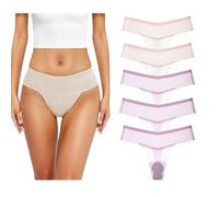 SSIPIS - Lote de 5 tangas de Cache-Slips Camel Toe, ropa interior sin costuras para mujer, ganadoras y con protección., d, M