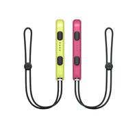 SSKHE 1 Pair Switch Controller Wristband, Rose and Fluorescent Green Adjustable Gamepad Strap with Automatic Lock, Portable Replacement Accessories, Keep Smoothly and Safely, for Nintendo Switch Game