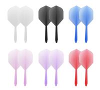 SSKHE 12 Piezas de Accesorios para Dart, Plumas Dardos Profesionales, Plumas Dardos Integradas con Cañas, Ideal para Jugadores de Dardos y Competencias