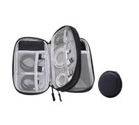 SSKHE 2 bolsas organizadoras de cables, organizador de accesorios electrónicos de doble capa, bolsa universal de viaje, bolsa organizadora de accesorios electrónicos, bolsa organizadora de cables