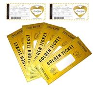 SSKHE 5 tarjetas doradas para rascar, 2 tarjetas de viaje para rascar, tarjetas de regalo de cumpleaños, tarjeta sorpresa como vale de cine, tarjeta de cupón para Navidad, teatro, comida, invitación