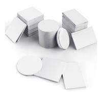 SSKHE 60 piezas Pad Adhesivo, Espuma Súper Fuerte de Doble Cara, Cinta Adhesiva de Espuma Fuerte, Almohadilla Adhesiva de Doble Cara, Almohadilla Adhesiva Rectangular Cuadrada y Redonda