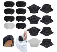 SSKHE 8 pares de almohadillas antideslizantes para el talón, forros gruesos, insertos autoadhesivos, agarres ajustables para el talón para hombres y mujeres, tamaño demasiado grande, evita que el
