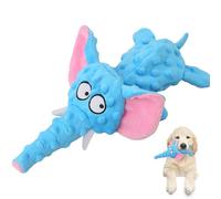 SSKHE Adorable Juguete para Mascotas con Forma de Elefante Que combina un diseño único, Suave Durabilidad, múltiples Opciones y Seguridad para Mascotas para una diversión sin Fin. (Light Blue)