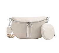 SSKHE Bolsa de cinturón de piel sintética vegana + monedero a juego, gran capacidad, correa ancha ajustable, para viajes y trabajo