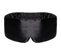 SSKHE Máscara de seda para dormir para mujeres y hombres, máscara de noche de satén opaca con diadema para niños, para dormir en casa, viajes, trabajo, siesta, yoga, repetición, refrigeración