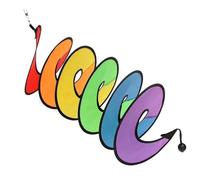SSKHE Molinillo de viento de arco iris, de nailon, colorido, para jardín, plegable, para patio, tienda de campaña, jardín, decoración de césped al aire libre