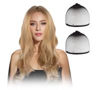 SSKHE Radiant Golden - Peluca Rubia Ondulada Tu clave para un glamour instantáneo y una comodidad inigualable para cualquier ocasión