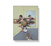 SSLDP LFHLI Famoso póster de Francis Bacon Grotesco arte mural Pintura y grabados de lienzo de Francis Bacon Decoración del salón de casa 50x70cm Sin marco