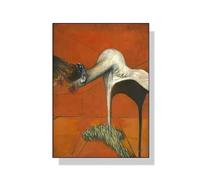 SSLDP LFHLI Famoso póster de Francis Bacon Grotesco arte mural Pintura y grabados de lienzo de Francis Bacon Decoración del salón de casa 50x70cm Sin marco