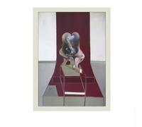 SSLDP LFHLI Famoso póster de Francis Bacon Grotesco arte mural Pintura y grabados de lienzo de Francis Bacon Decoración del salón de casa 50x70cm Sin marco