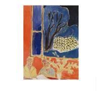 SSLDP LFHLI Famoso póster de Henri Matisse《Deux Jeune Filles》Arte de Pared e Impresiones Henri Matisse Pintura en Lienzo nórdico Decoración del hogar Cuadro 50x70cm Sin Marco