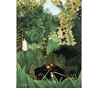 SSLDP LFHLI Famoso póster de Henri Rousseau Pintura Abstracta Retro en Lienzo Arte Mural y Grabados de Henri Rousseau Cuadro Moderno de decoración del hogar 50x70cm Sin Marco