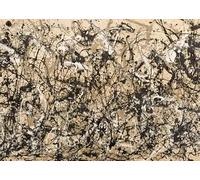 SSLDP LFHLI Famoso Póster De Jackson Pollock Estética Abstracta Arte De Pared Jackson Pollock Lienzo Pintura Y Grabados Cuadro Nórdico De Decoración del Hogar 50x70cm Sin Marco