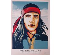 SSLDP LFHLI Famoso póster de Shepard Fairey. Nosotros la pintura de lienzo del futuro. Arte mural e impresiones de Shepard Fairey. Imágenes de decoración nórdica para el hogar 40x60cmx1 sin marco