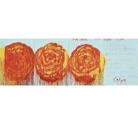 SSLDP LFHLI Famoso póster estético de Cy Twombly《The Rose》Arte Mural Pintura y Grabados de Lienzo de Cy Twombly, decoración de Moda 50x120cm Sin Marco